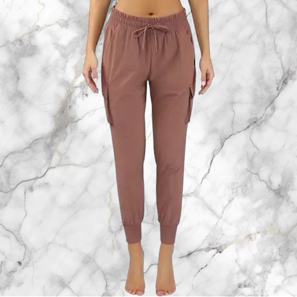 NWT 90 Degree by Reflex Woven Cargo Joggers Size M